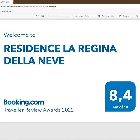 La Regina Della Neve アパート